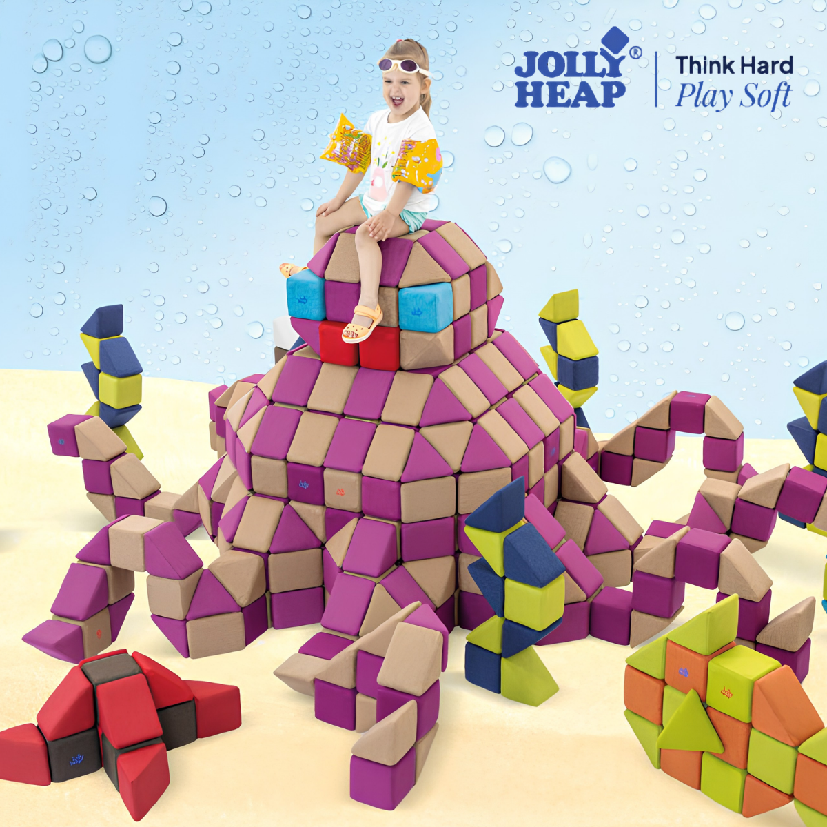 JollyHeap Magnetbausteine Grundset