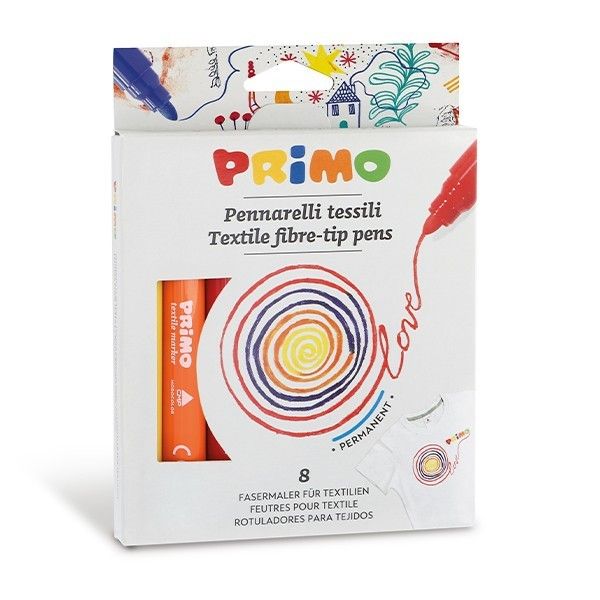 Primo Textilmarker 8 Stück