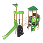 Preview: Rutsch- und Kletterturm "Kleiner Dschungel"