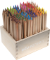 Preview: edugreen Buntstifte dreikant 144 Holzbox