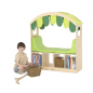 Preview: Spiel- und Leseregal grün