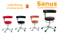 Preview: SANUS® - Gesundheitsstuhl mit Lederbezug