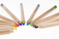 Preview: edugreen Buntstifte dreikant 144 Holzbox