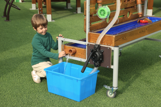 Mobile Outdoor- Wasserspiel-Anlage