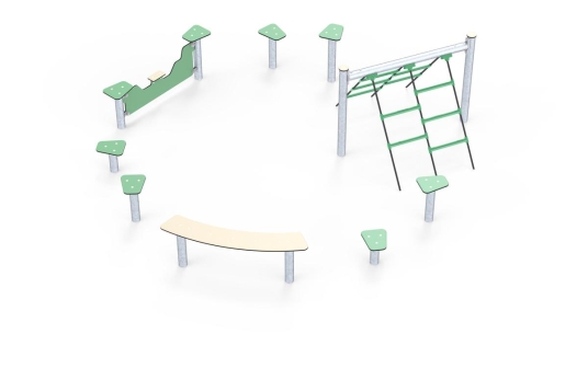 Hindernisparcour "O-Form"