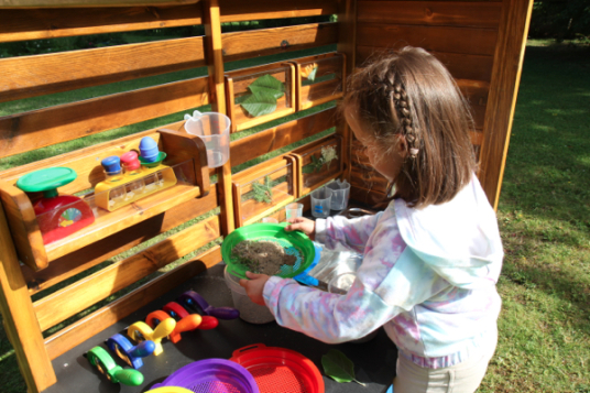 Outdoor-Experimentierstation