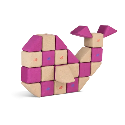 JollyHeap® Basic – Magnetbausteine Set (100 Teile)