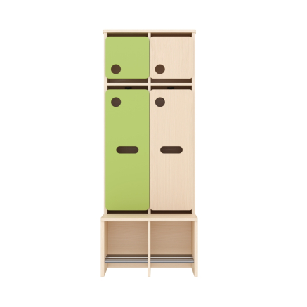 Komplettgarderobe, 2 Plätze