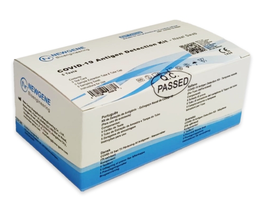 „NEWGENE“ Antigenselbsttest, 5er Set SARS-CoV-2 Antigen Rapid Test
