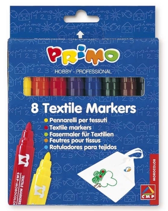 PRIMO Textilmarker, 8er Etui