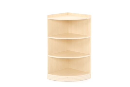 Raumteiler-Eckschrank, 3 Böden