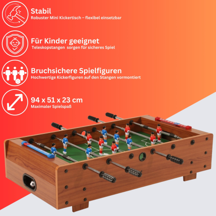 Mini-Kicker, braun oder schwarz