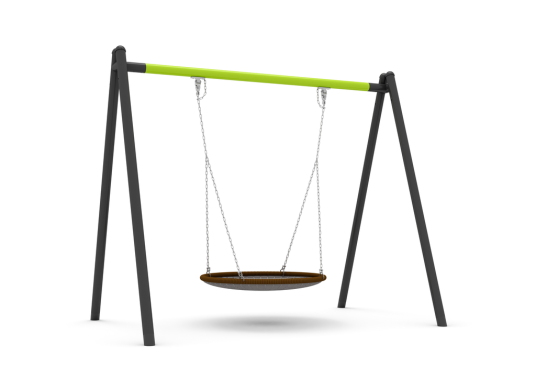 Nestschaukel mit Stahlpfosten