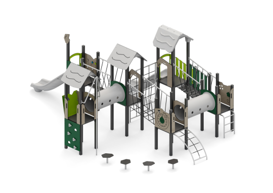 Spielkombination "action" - Stahl