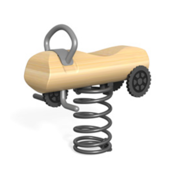 Federwippe Motorrad aus Robinie