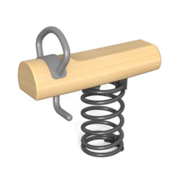 Federwippe aus Robinie