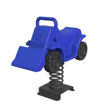 Federwippe Bulldozer