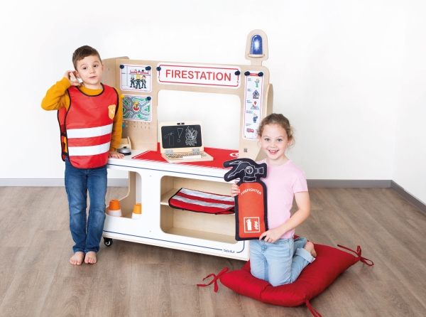 Feuerwehr & Polizei + Rollenspiel-Set (Twin Station)