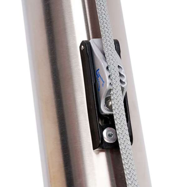 Sonnensegelmast Edelstahl, höhenverstellbar