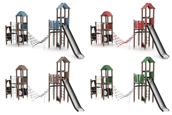Rutsch-Kletterturm "Bergsteiger"