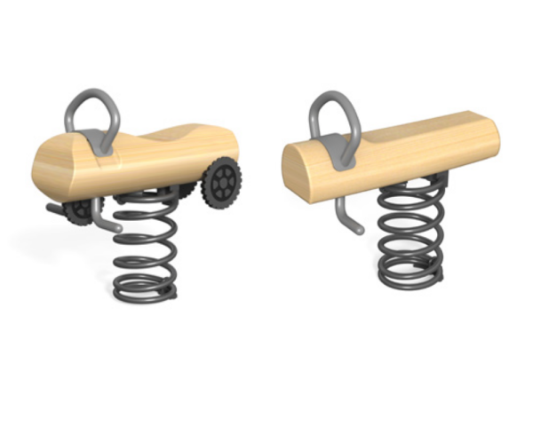 Federwippen aus Robinie