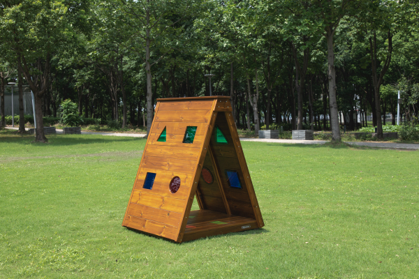 Outdoor-Regenbogen-Krabbelhaus