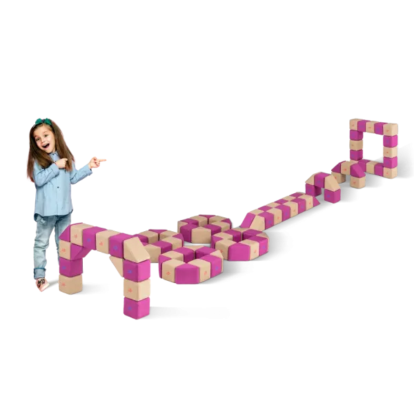 JollyHeap® Basic – Magnetbausteine Set (100 Teile)
