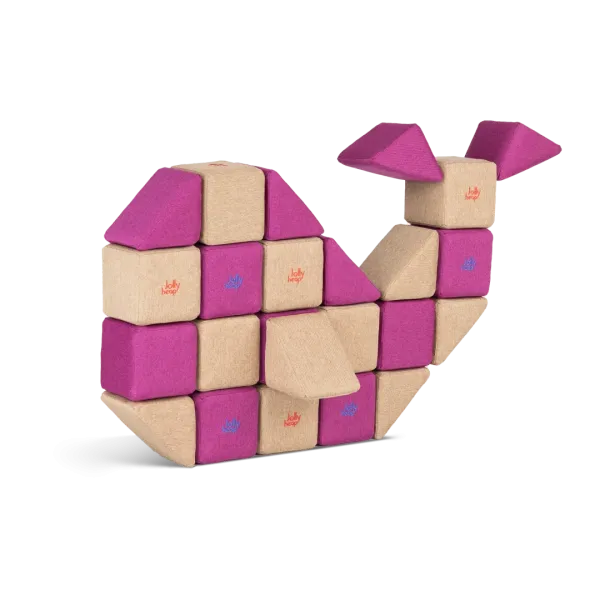 JollyHeap® Basic – Magnetbausteine Set (100 Teile)
