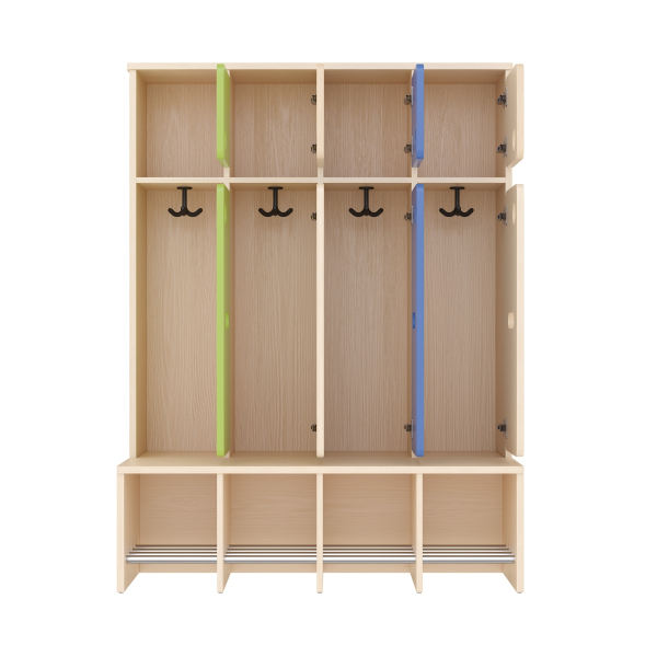 Komplettgarderobe, 4 Plätze