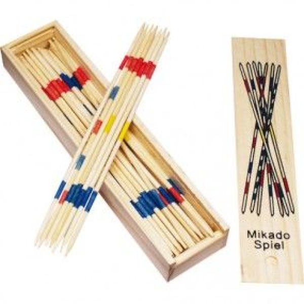 Mikado Spiel in Holzbox, 24 Stück