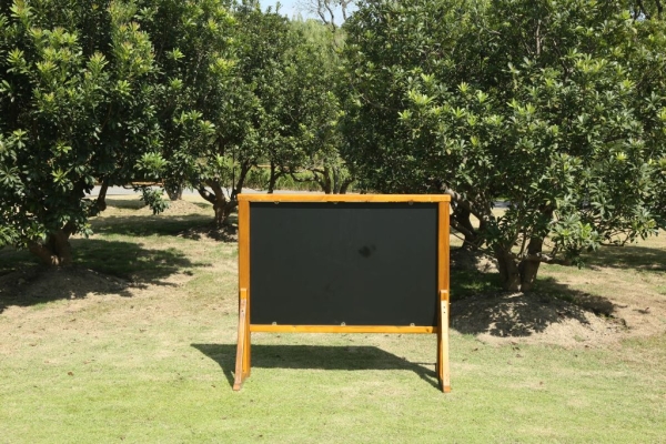 Outdoor-Kreidetafel