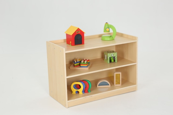 Regalschrank mit Rückwand, 2 Böden
