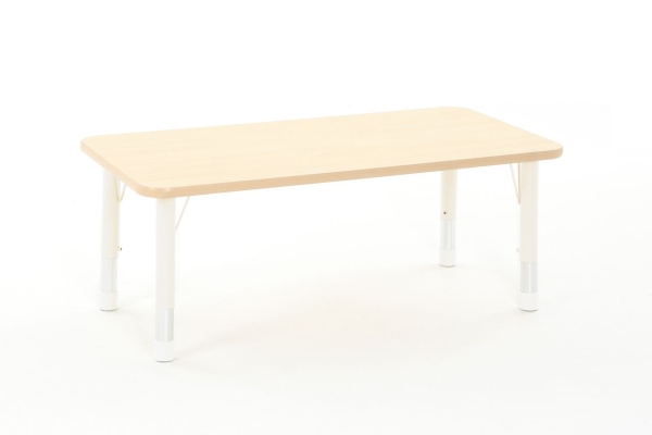 Kindergartentisch "HAUKE" und "OLAF"- Rechteck: 120x60 cm