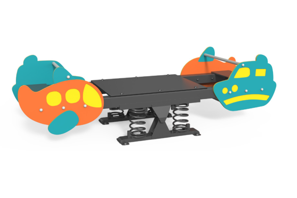 Vierer-Federwippe: Flugzeug & Boot