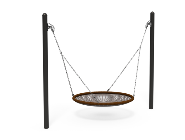 Nestschaukel mit Stahlpfosten