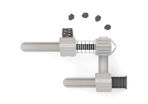 Spielkombination "flower" - Stahl