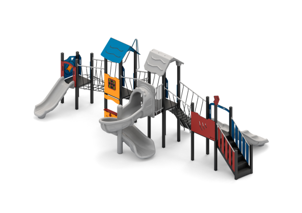 Spielkombination "happy" - Stahl