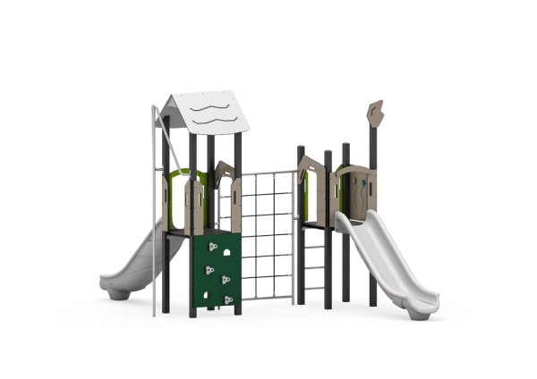 Spielkombination "play" - Stahl