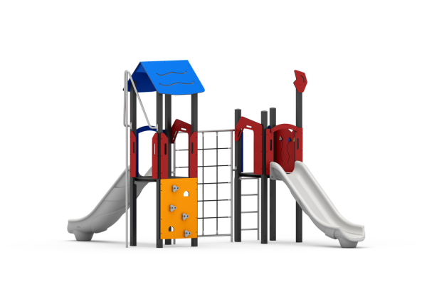 Spielkombination "play" - Stahl