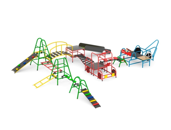OXYGYM-Modulares Spielgeräte Set, 17 teilig