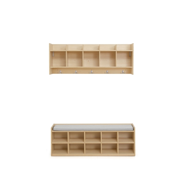 Garderobe  mit 5 Plätzen