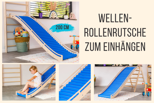 Wellen-Rollenrutsche