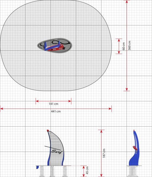 Federwippe "Windsurfer"