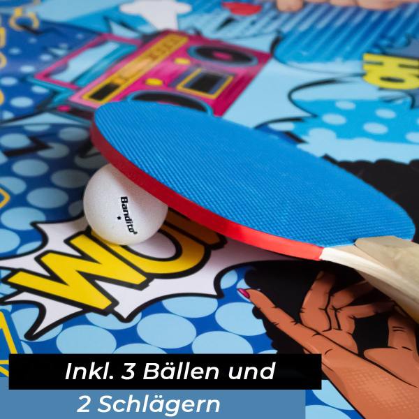 Bandito Tischtennisplatte Comic