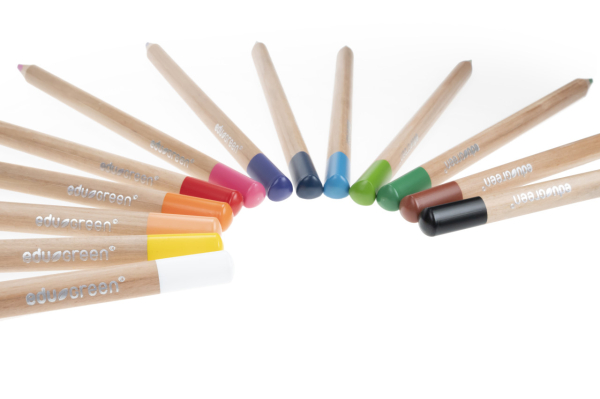 edugreen Buntstifte dreikant 144 Holzbox